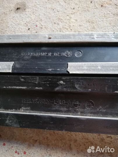 Geely mk cross пластиковый обвес