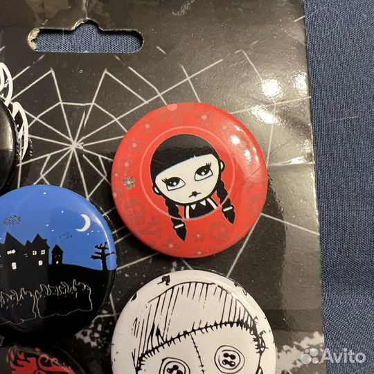 Значки 5 шт Wednesday Уенсдей