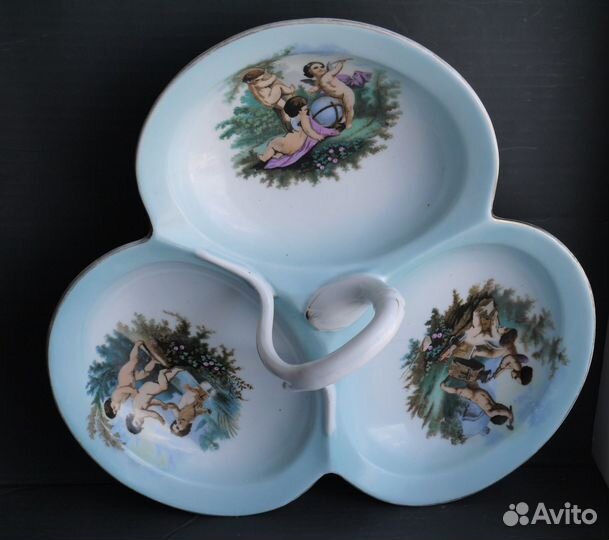 Фарфоровая ваза для фруктов