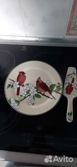 Блюдо-Тарелка для торта с лопаточкой