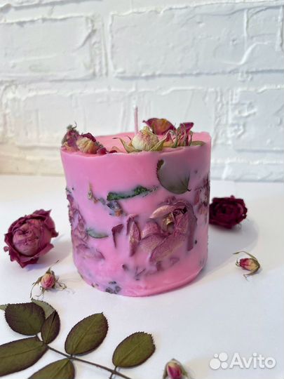 Ароматическая свеча ручной работы