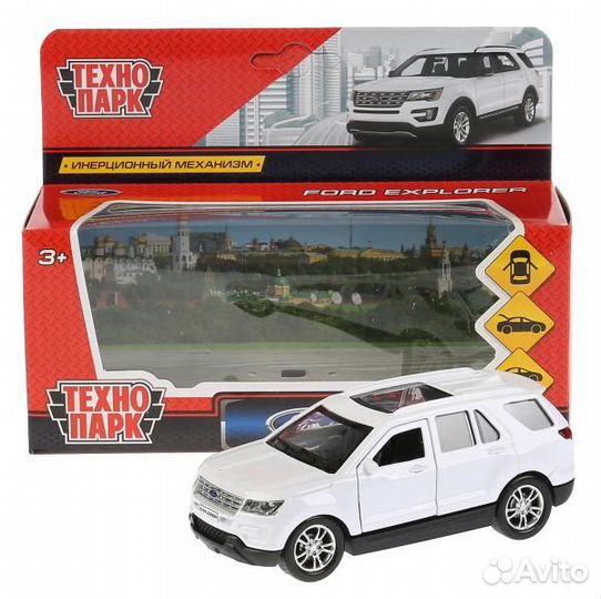 Машина Технопарк металл Ford Explorer 12 см двери