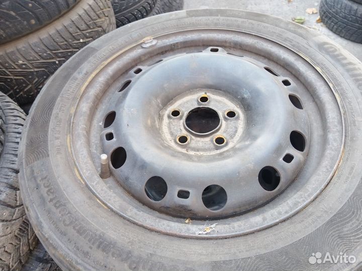 195/55 R15 Continental на дисках Vw Polo