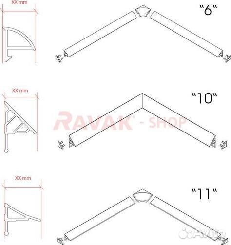 Универсальная декоративная планка 11/110 см XB461100001