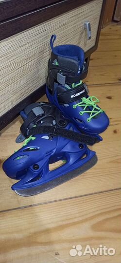 Коньки детские раздвижные nordway 27-30
