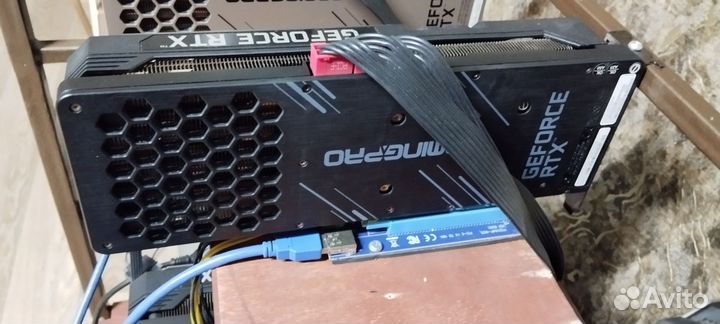 Видео карта MSI geforce 3060ti geming x 8gb