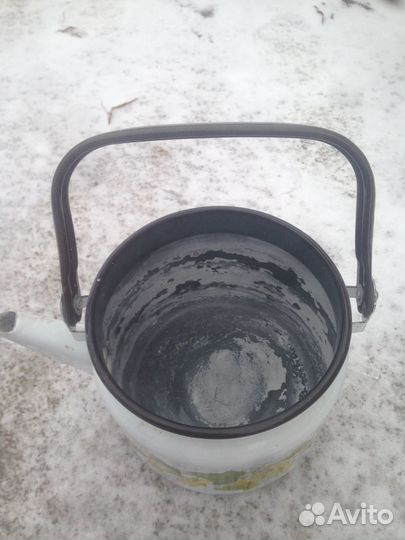 Эмалирован чайник бу 2 л