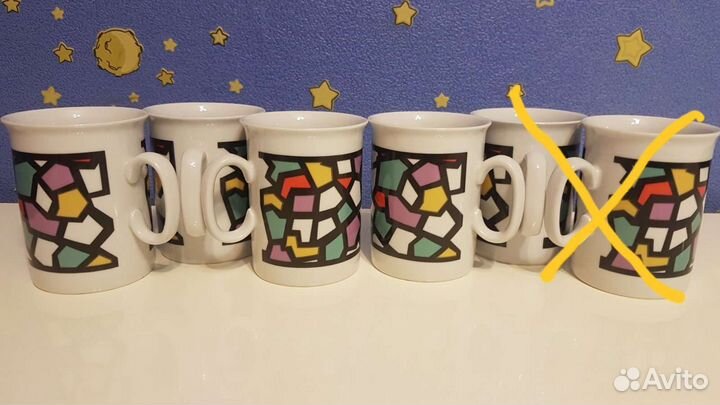 Чашки epiag 4 шт.Новые