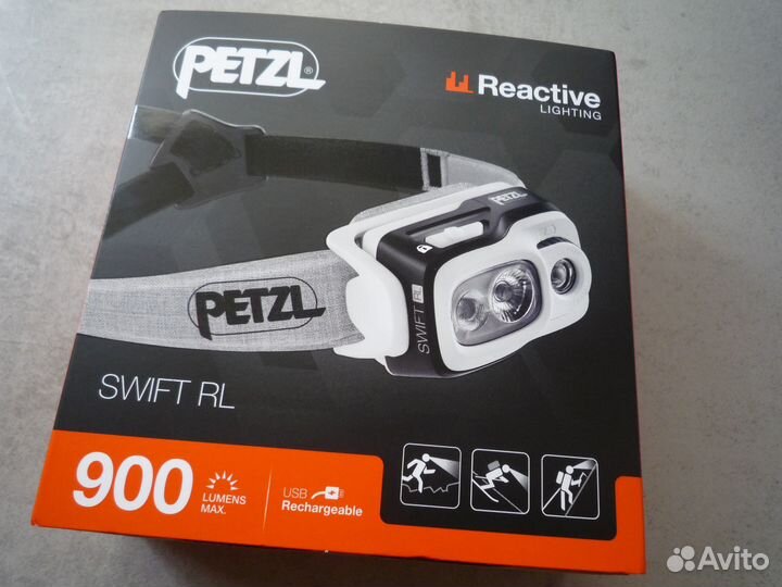 Petzl Swift RL 900 lm. Новый. Черный