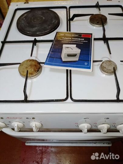 Плита газовая с электрическим жарочным шкафом