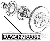 Подшипник передней ступицы chrysler PT cruiser 2000