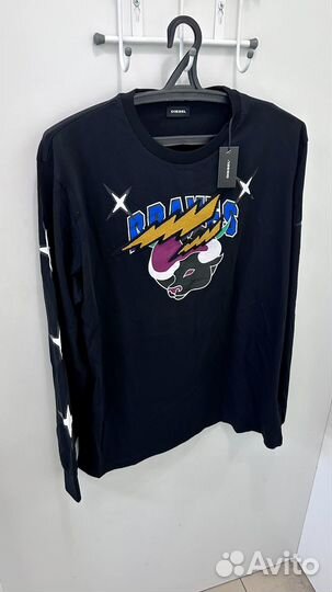 Diesel.Braves.новый плотный лонгслив. XL/XXL