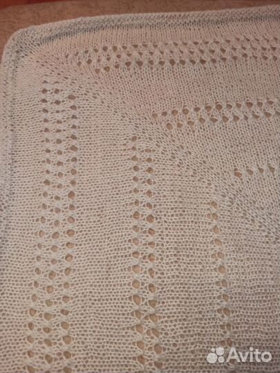 Бактус ангора шерстяной платок шаль новый