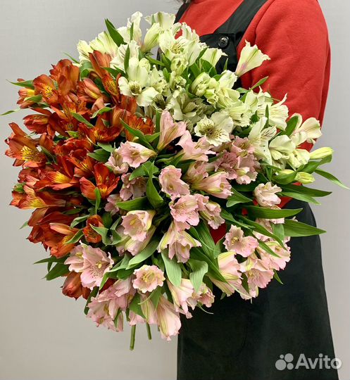 Букет из альстромерии