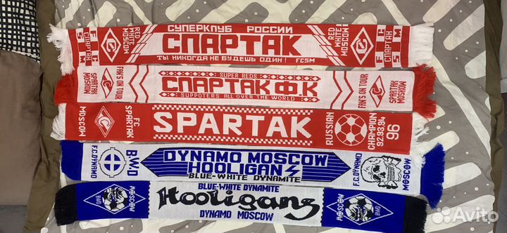 Шарфы футбольные спартак москва