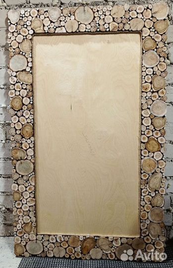 Зеркало в раме (можжевельник)