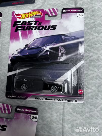 Hot wheels premium fast furious quick shifters