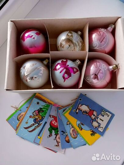 Ёлочные игрушки СССР