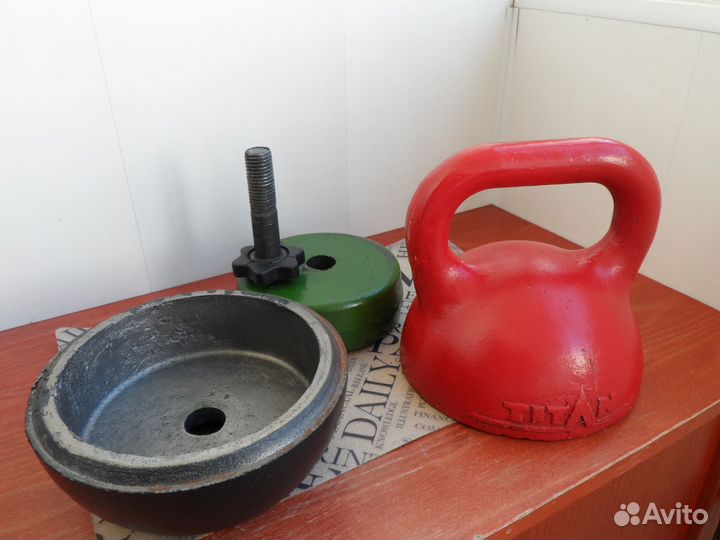 Гиря разборная 16 24 32 Titan