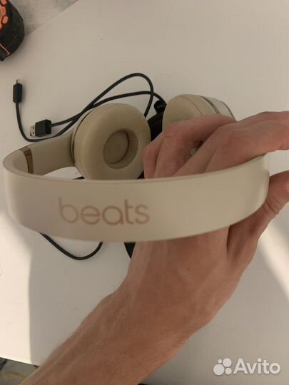 Наушники beats solo 3 Wireless Satin Gold