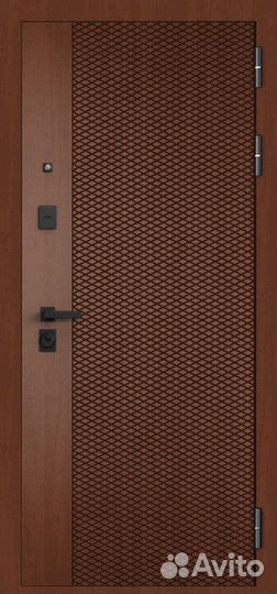 Входные металлические двери с зеркалом