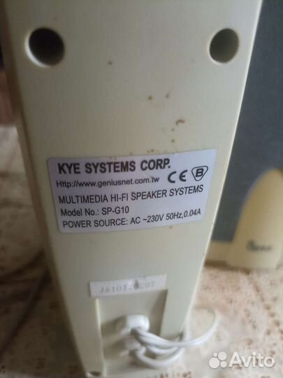 Колонки для компьютера genius Sp-G10