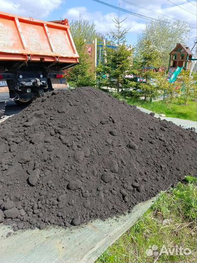 Плодородный грунт, чернозем, торфосмес