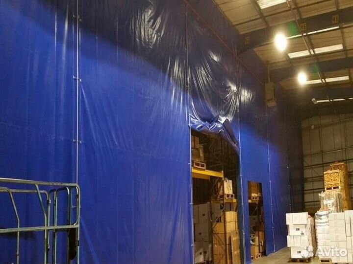 Штора из пвх на склад/производство