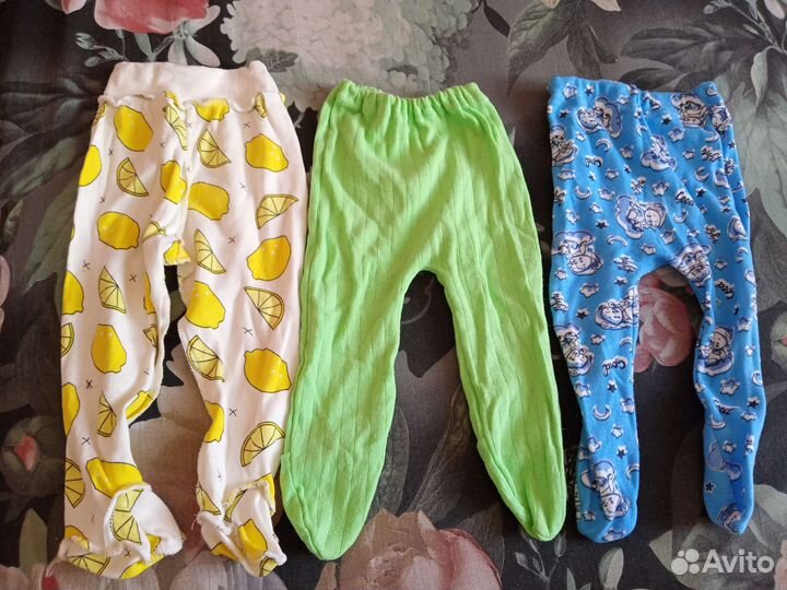 Вещи для малышей от 1 месяца до 7