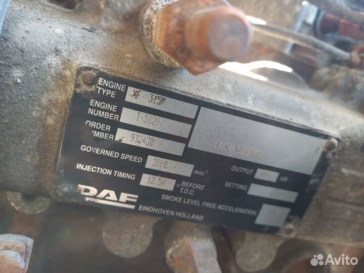 Двигатель даф хф95 цф85 xf95 cf85