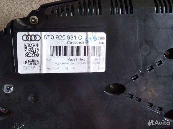 Панель приборов Audi A5