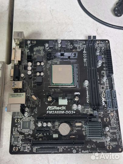 Материнская плата FM2+процессор