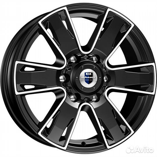K&K Севенна : 7x17 6*139,7 Et:30 Dia:106,1 алмаз черный