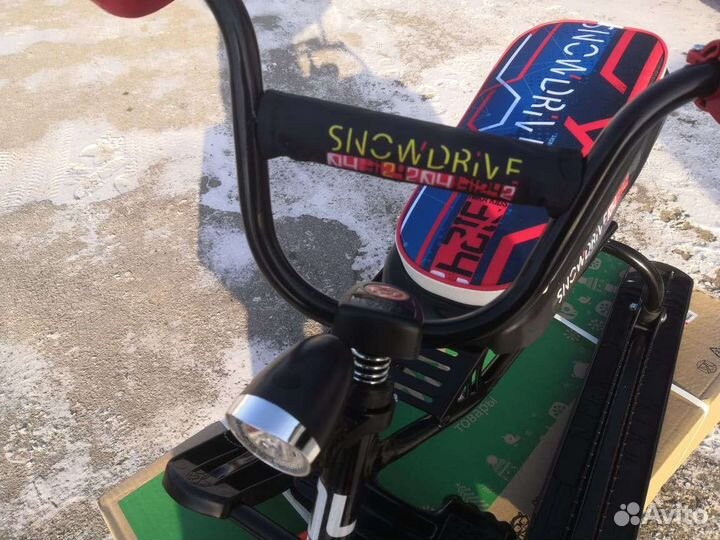 Новый Снегокат детский Nika snowdrive чёрный