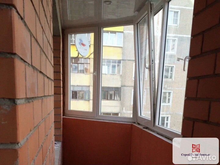 Монтаж остекления на балкон