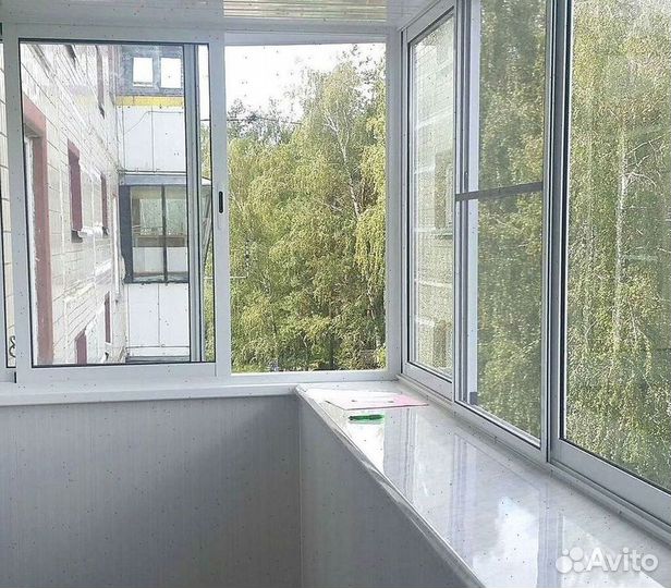 Балкон пластиковый под ключ