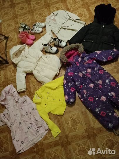 Пакет брендовых вещей Zara, Hm 98-104 см, 44ед