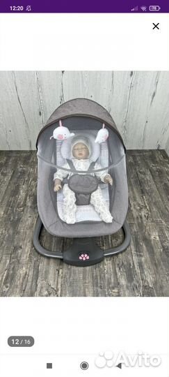 Детские качели шезлонг