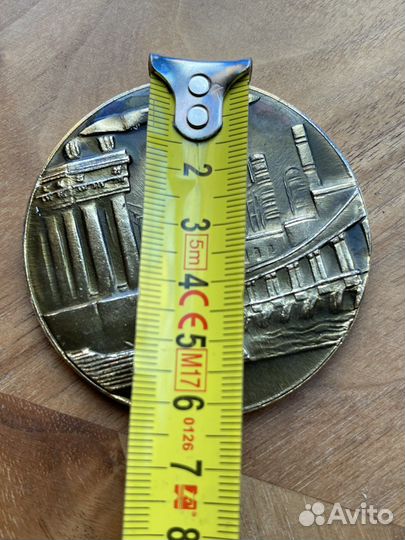 Настольная медаль СССР Волгоград 2 шт
