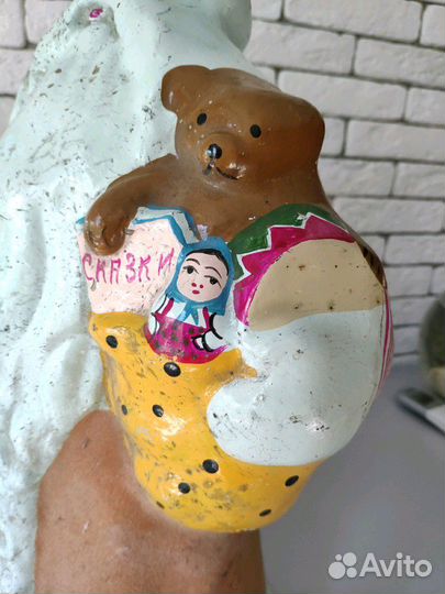 Дед мороз папье маше СССР