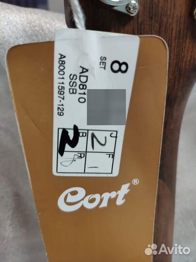 Гитара Сort AD810 ssb (оригинал)новая