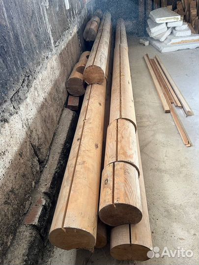 Оцилиндрованное бревно