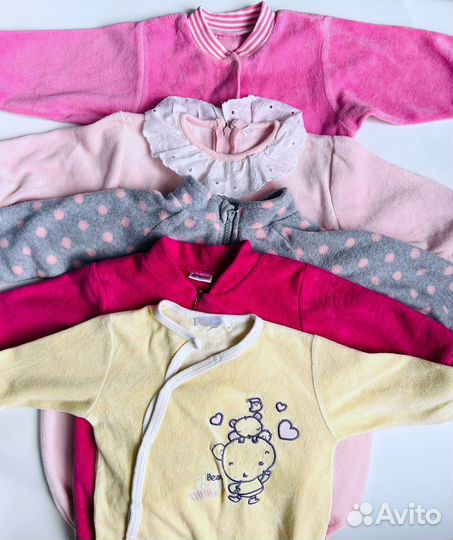 Вещи пакетом для девочки 68 74