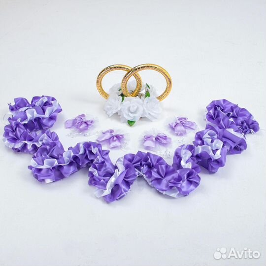 Свадебные украшения на машину