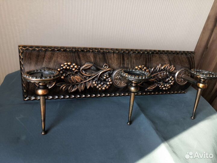 Подсвечник бронза СССР сувенирный