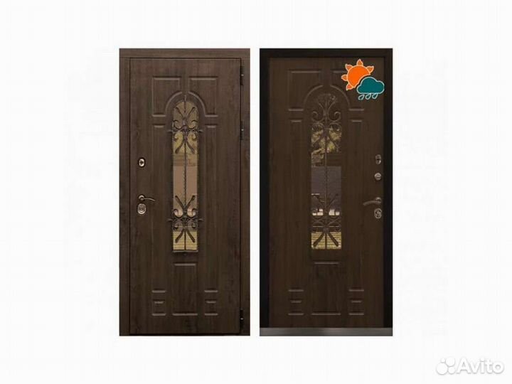 Входная дверь Лацио 3К Винорит Темный дуб