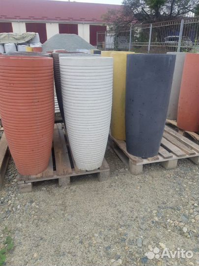 Ваза из бетона в наличии и под заказ