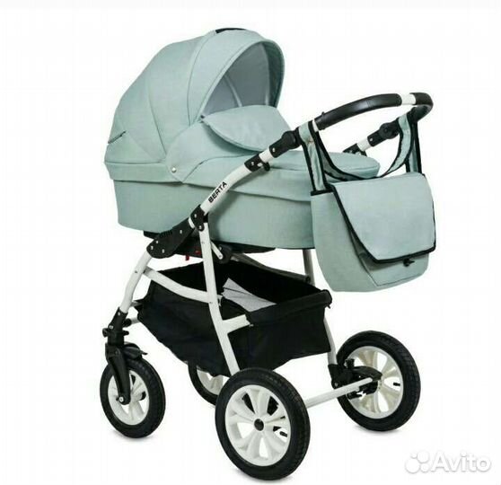 Коляска 2 в 1 фисташковый