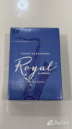 Трости для саксофона тенор Rico Royal №5