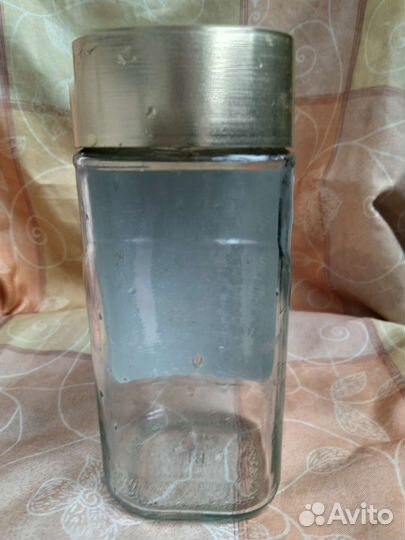 Банка стеклянная из под кофе